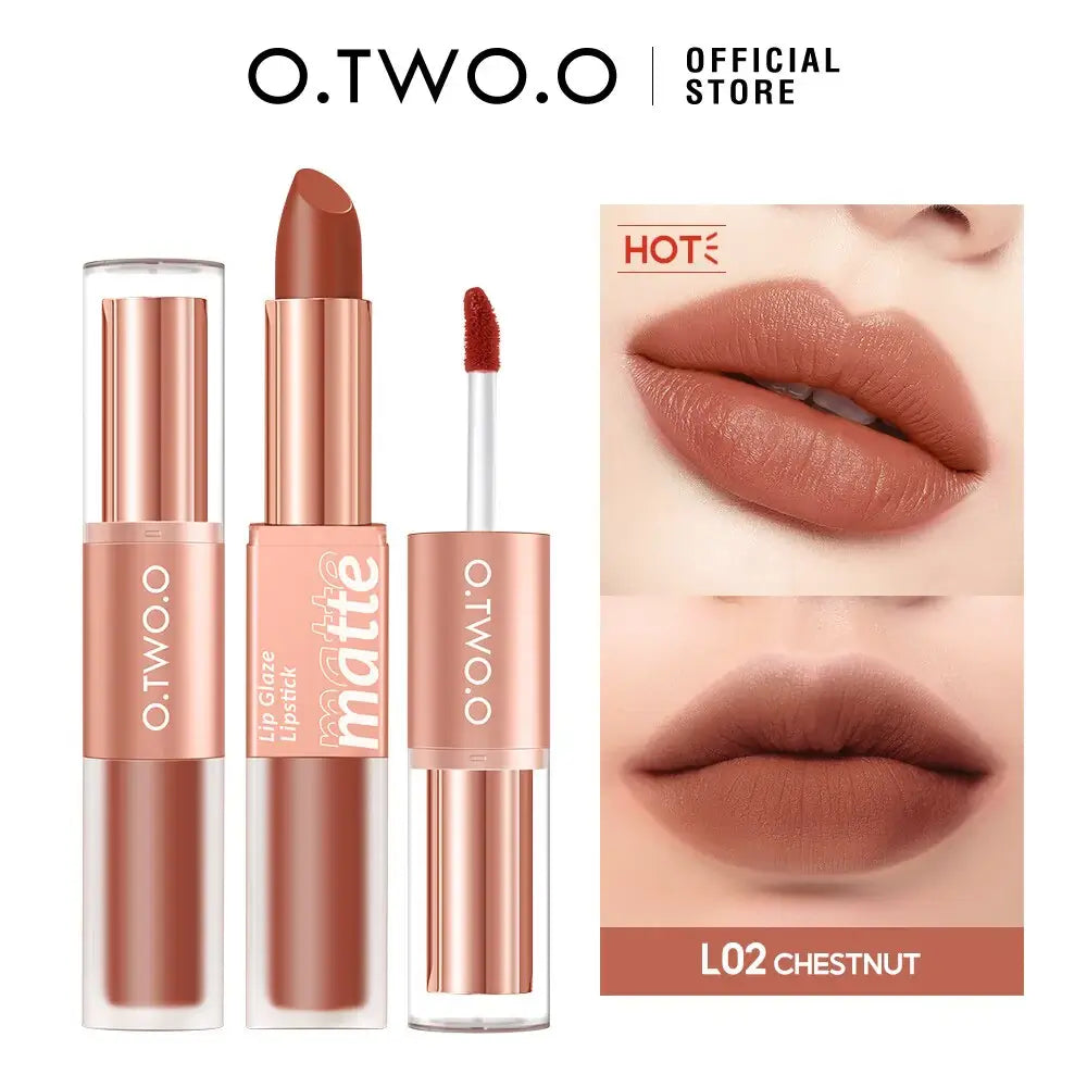 OTO COSMETICS 2 IN 1 LIP GLAZE AND LIPSTICK - ( Upto 90% Off )