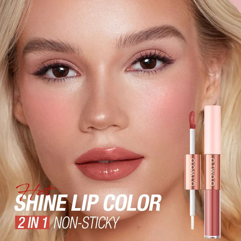 OTO COSMETICS DOUBLE EFFECT MATTE AND GLOSS LIPSTICK - ( Upto 90% Off )