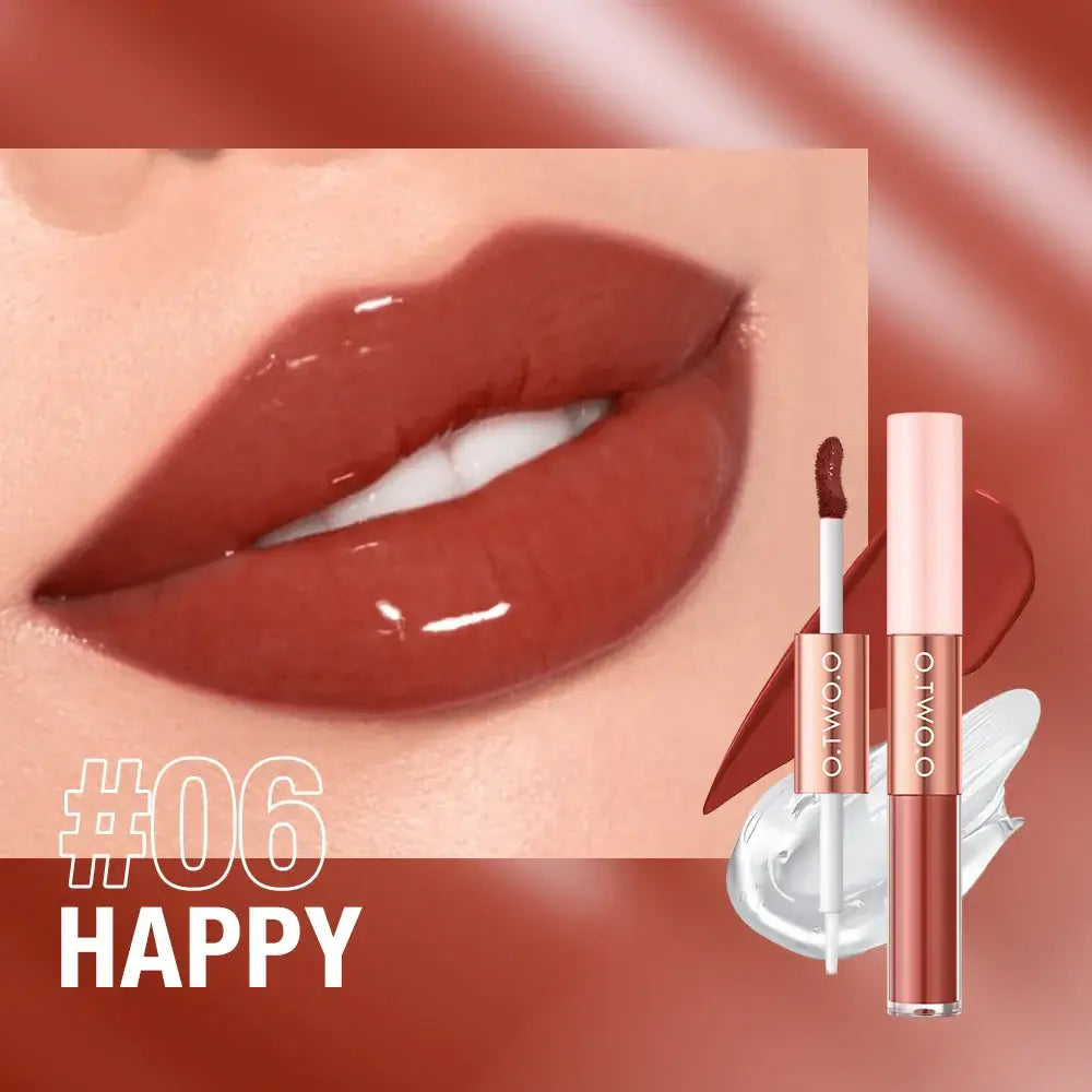OTO COSMETICS DOUBLE EFFECT MATTE AND GLOSS LIPSTICK - ( Upto 90% Off )