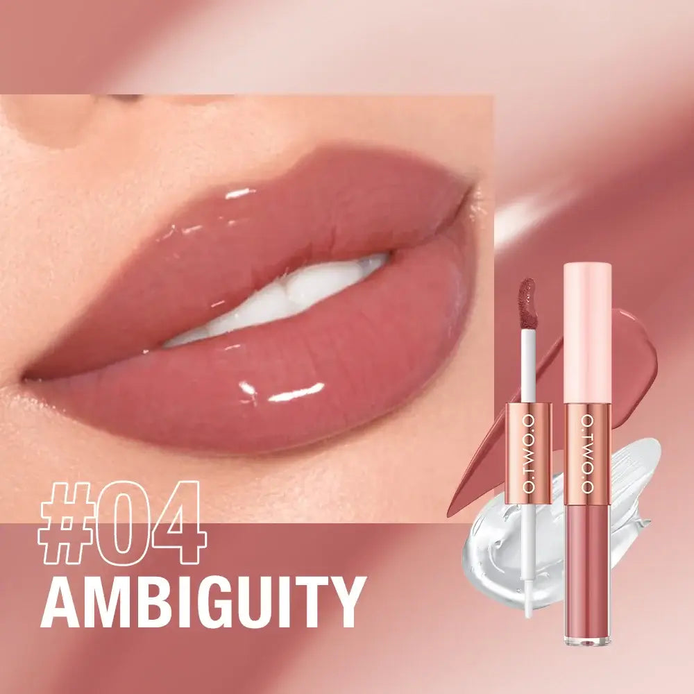 OTO COSMETICS DOUBLE EFFECT MATTE AND GLOSS LIPSTICK - ( Upto 90% Off )