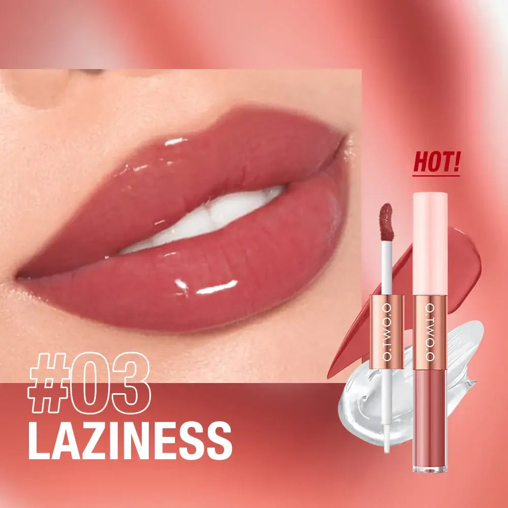 OTO COSMETICS DOUBLE EFFECT MATTE AND GLOSS LIPSTICK - ( Upto 90% Off )