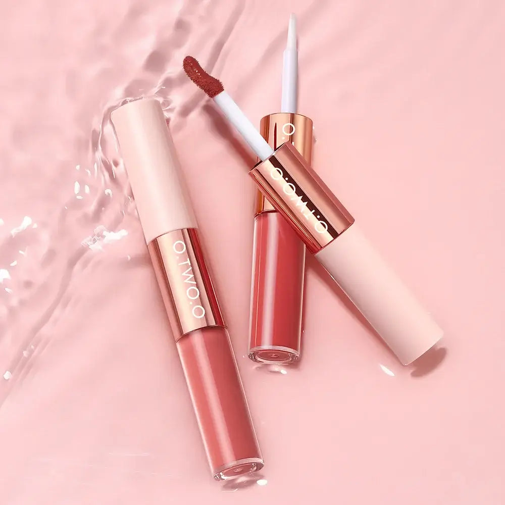 OTO COSMETICS DOUBLE EFFECT MATTE AND GLOSS LIPSTICK - ( Upto 90% Off )