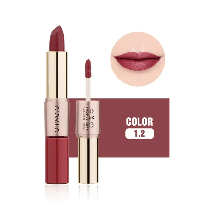 OTO COSMETICS ROSE GOLD 2 IN 1 LIPSTICK AND LIPGLOSS - ( Upto 90% Off )