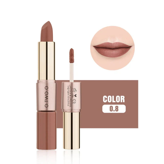 OTO COSMETICS ROSE GOLD 2 IN 1 LIPSTICK AND LIPGLOSS - ( Upto 90% Off )