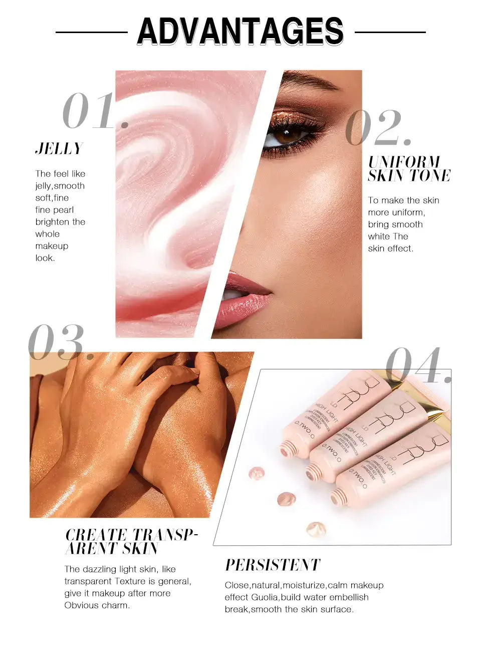 OTO COSMETICS Rose Gold Liquid Highlighter - ( Upto 90% Off )