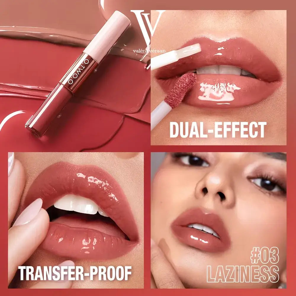 OTO COSMETICS DOUBLE EFFECT MATTE AND GLOSS LIPSTICK - ( Upto 90% Off )