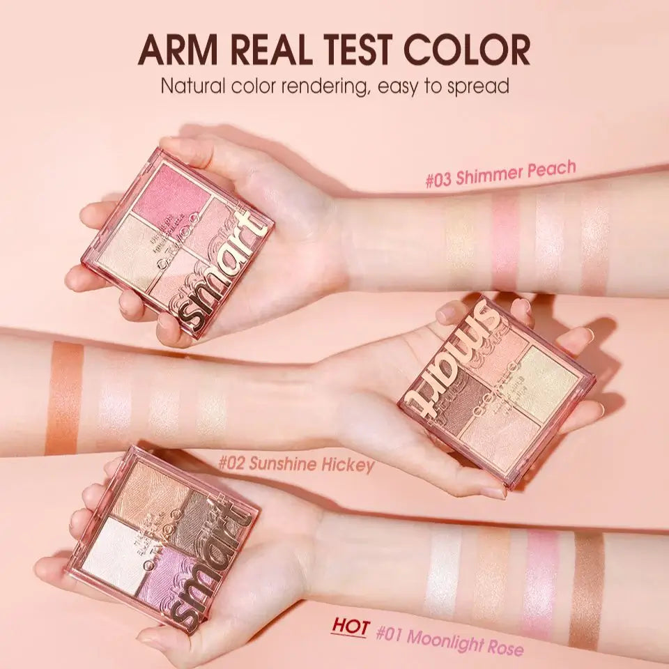 OTO COSMETICS HIGHLIGHT AND BLUSH PALETTE - ( Upto 90% Off )