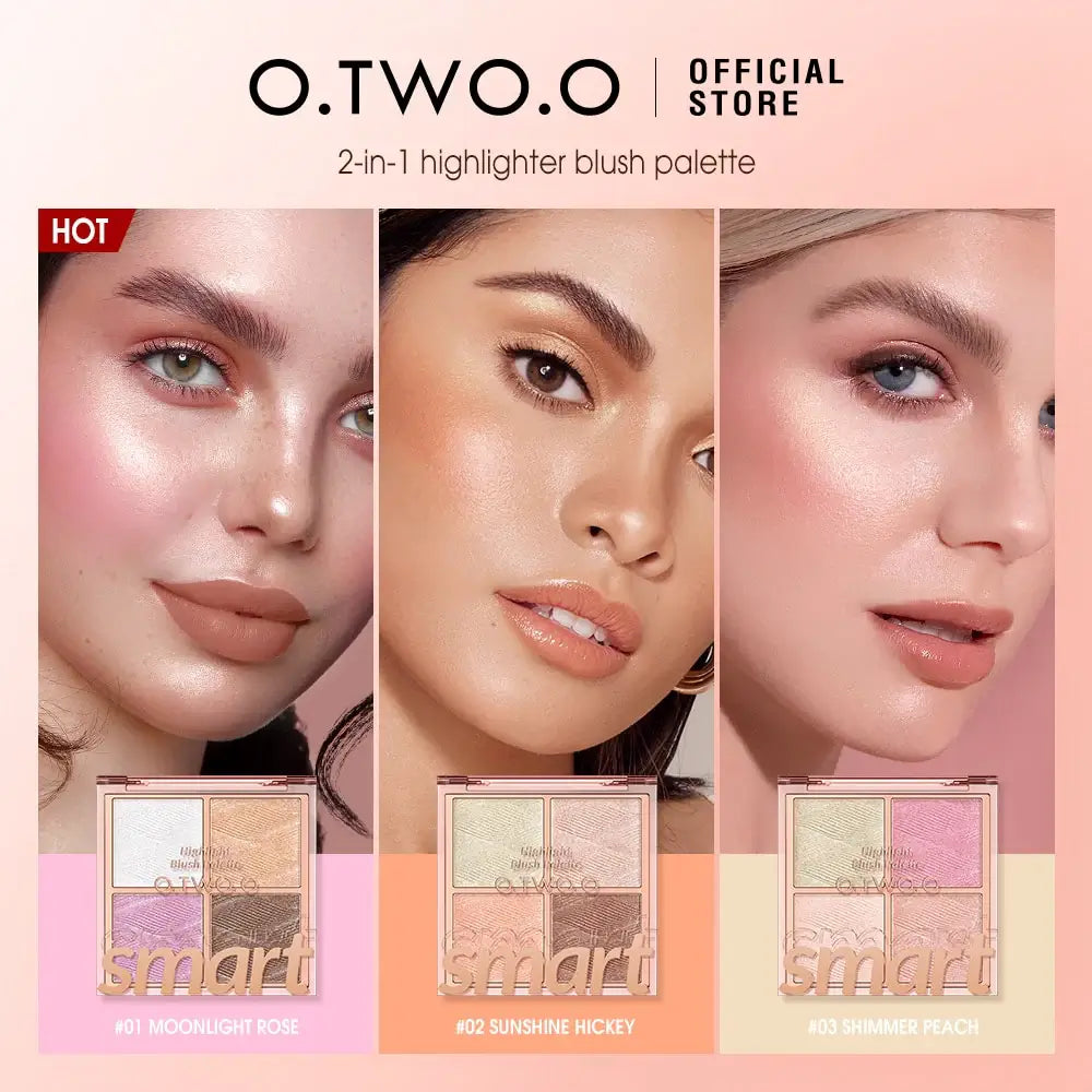 OTO COSMETICS HIGHLIGHT AND BLUSH PALETTE - ( Upto 90% Off )