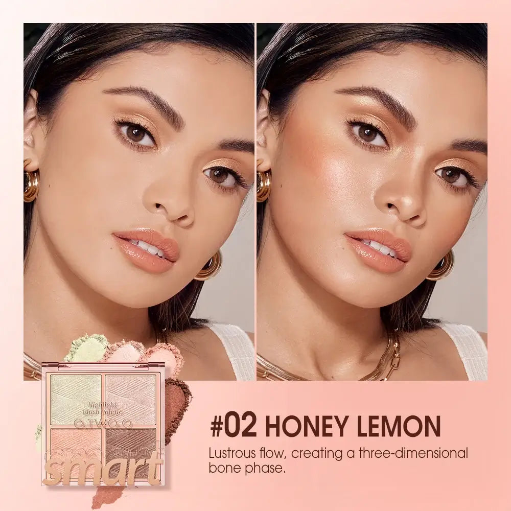 OTO COSMETICS HIGHLIGHT AND BLUSH PALETTE - ( Upto 90% Off )