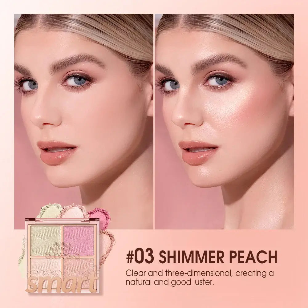 OTO COSMETICS HIGHLIGHT AND BLUSH PALETTE - ( Upto 90% Off )
