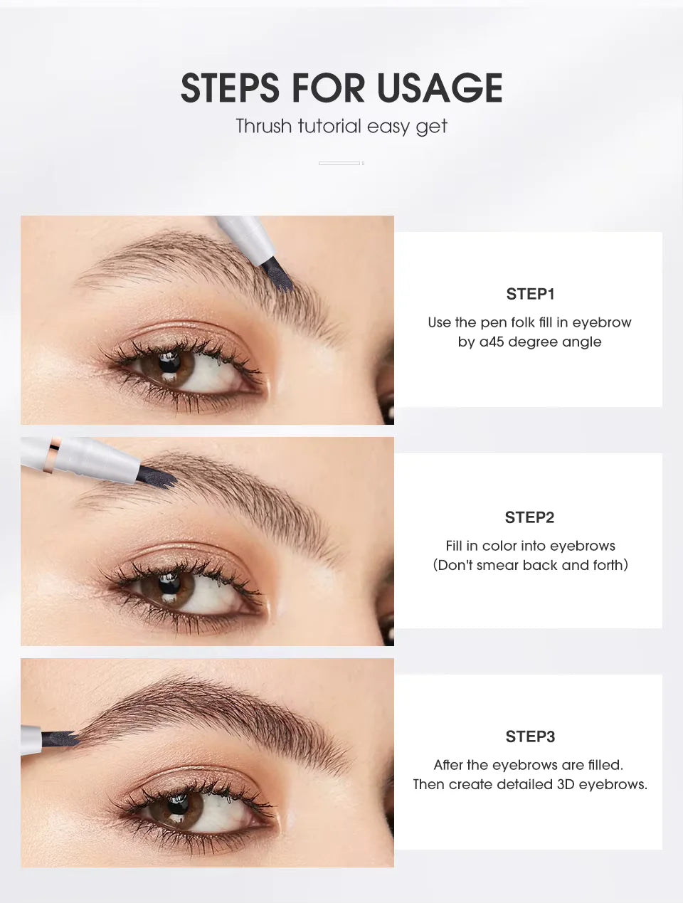 OTO COSMETICS TRIPLE EYEBROW PEN - ( Upto 90% Off )
